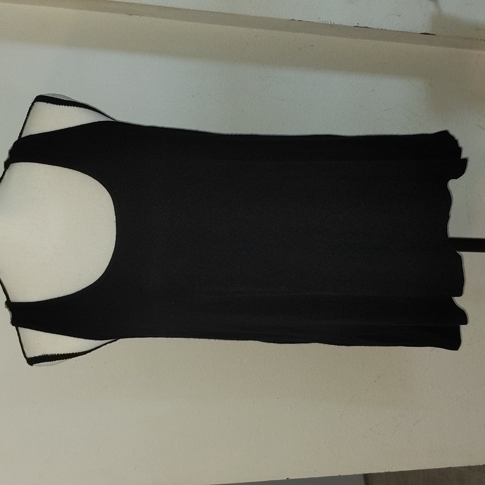 Hot topic racer back lacy spider tank top